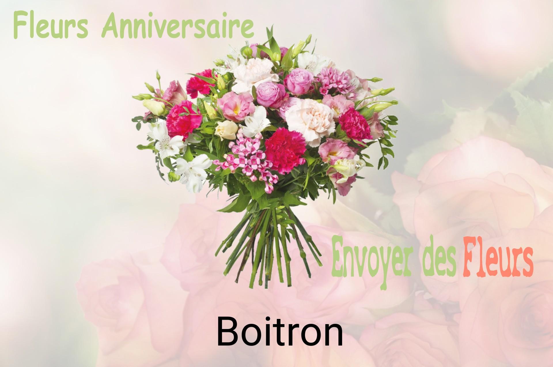 Bouquet de fleurs d’anniversaire livré à Boitron