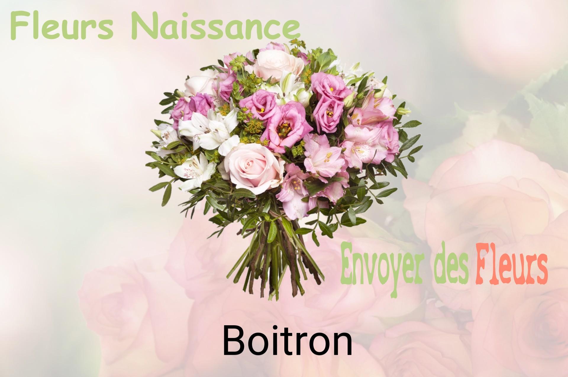 Bouquet de fleurs de naissance livré à Boitron